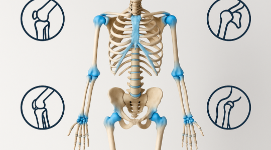 Articulaciones del cuerpo humano: Tipos, funciones, anatomía y enfermedades
